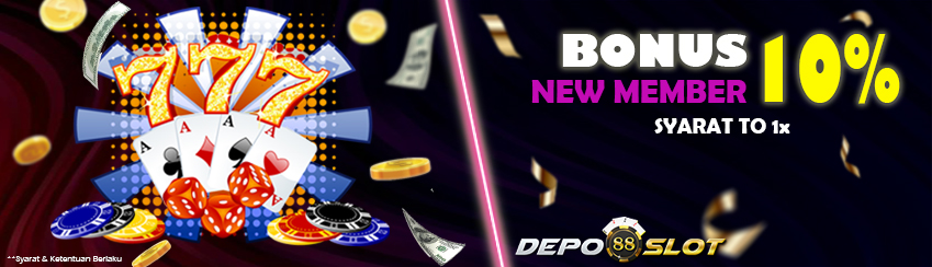 BONUS DEPOSIT MEMBER BARU 10%